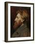 Portrait of Auguste Rodin (1840-1917) 1881-Francois Flameng-Framed Giclee Print