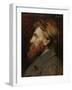 Portrait of Auguste Rodin (1840-1917) 1881-Francois Flameng-Framed Giclee Print