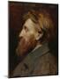 Portrait of Auguste Rodin (1840-1917) 1881-Francois Flameng-Mounted Giclee Print