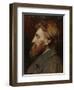 Portrait of Auguste Rodin (1840-1917) 1881-Francois Flameng-Framed Giclee Print