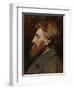 Portrait of Auguste Rodin (1840-1917) 1881-Francois Flameng-Framed Giclee Print