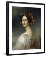 Portrait of Auguste Strobl, 1827-Joseph Karl Stieler-Framed Giclee Print