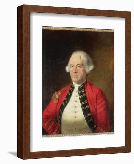 Portrait of Augustin Prevost in Uniform-Mather Brown-Framed Giclee Print