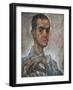 Portrait of Austrian Painter Max Oppenheimer (Vienna, 1885-New York, 1954), 1910-Egon Schiele-Framed Giclee Print