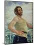 Portrait of Author Leonid Andreev-Ilya Efimovich Repin-Mounted Giclee Print