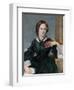 Portrait of Authoress Charlotte Bronte-null-Framed Giclee Print