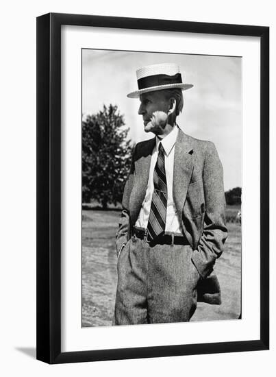 Portrait of Automobile Pioneer Henry Ford-Herbert Gehr-Framed Photographic Print