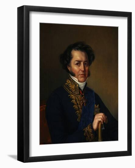 Portrait of Avraam Norov (1795-186), 1857-Jan Ksawery Kaniewski-Framed Giclee Print