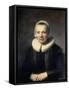 Portrait of B. Martens-Rembrandt van Rijn-Framed Stretched Canvas
