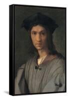 Portrait of Baccio Bandinelli (or Self-portrait)-Andrea del Sarto-Framed Stretched Canvas