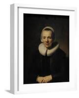 Portrait of Baertje Martens, c.1640-Rembrandt van Rijn-Framed Giclee Print