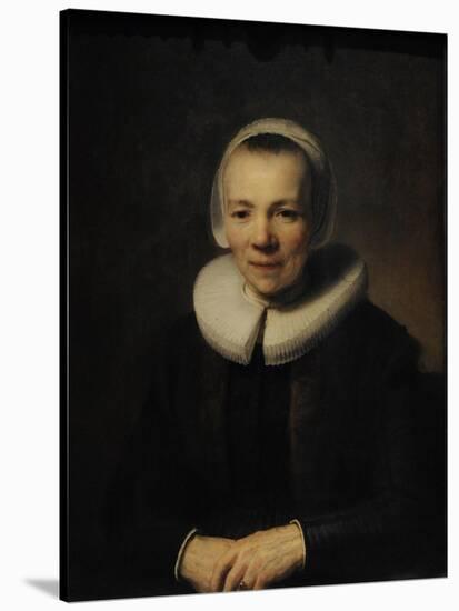 Portrait of Baertje Martens, c.1640-Rembrandt van Rijn-Stretched Canvas