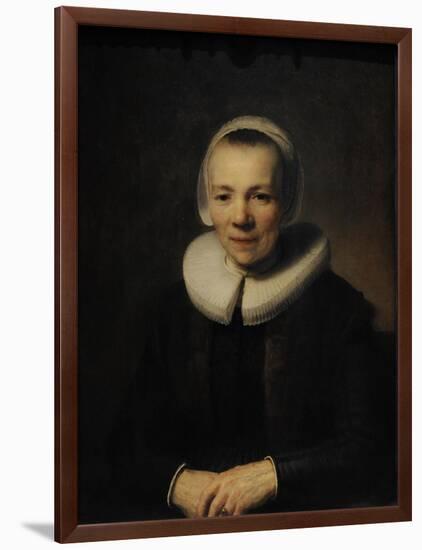 Portrait of Baertje Martens, c.1640-Rembrandt van Rijn-Framed Premium Giclee Print