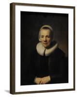 Portrait of Baertje Martens, c.1640-Rembrandt van Rijn-Framed Giclee Print