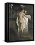 Portrait of Ballerina Carlotta Chabert Who Playing with Doves-Francesco Hayez-Framed Stretched Canvas