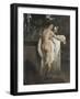 Portrait of Ballerina Carlotta Chabert Who Playing with Doves-Francesco Hayez-Framed Giclee Print