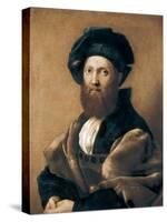 Portrait of Baltazar Castiglione-Raphael-Stretched Canvas