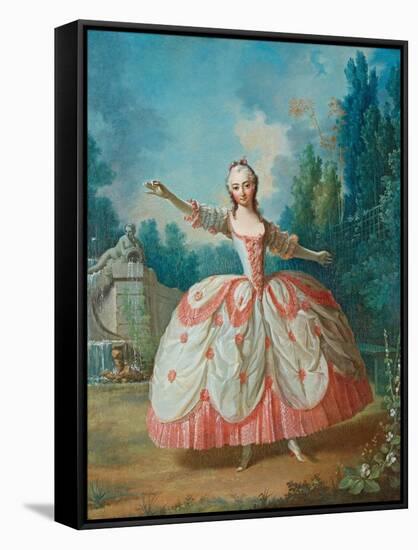 Portrait of Barbara Campanini (1721-179), known as La Barbarina, 1721-Jean Philippe Delaroche-Framed Stretched Canvas