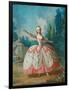 Portrait of Barbara Campanini (1721-179), known as La Barbarina, 1721-Jean Philippe Delaroche-Framed Giclee Print