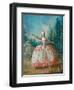 Portrait of Barbara Campanini (1721-179), known as La Barbarina, 1721-Jean Philippe Delaroche-Framed Giclee Print