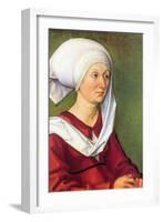 Portrait of Barbara Durer, Born Holper-Albrecht Dürer-Framed Art Print
