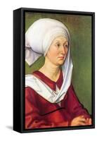Portrait of Barbara Durer, Born Holper-Albrecht Dürer-Framed Stretched Canvas