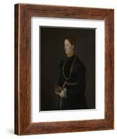 Portrait of Barbara Kressin, 1544-Netherlandish School-Framed Giclee Print