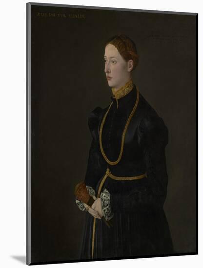 Portrait of Barbara Kressin, 1544-Netherlandish School-Mounted Giclee Print