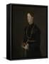 Portrait of Barbara Kressin, 1544-Netherlandish School-Framed Stretched Canvas