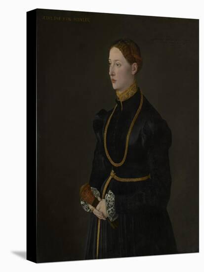 Portrait of Barbara Kressin, 1544-Netherlandish School-Stretched Canvas