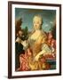 Portrait of Barbara of Portugal, C. 1735-Jean Ranc-Framed Giclee Print