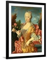 Portrait of Barbara of Portugal, C. 1735-Jean Ranc-Framed Giclee Print