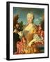 Portrait of Barbara of Portugal, C. 1735-Jean Ranc-Framed Giclee Print