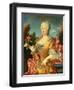 Portrait of Barbara of Portugal, C. 1735-Jean Ranc-Framed Giclee Print