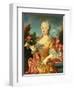 Portrait of Barbara of Portugal, C. 1735-Jean Ranc-Framed Giclee Print