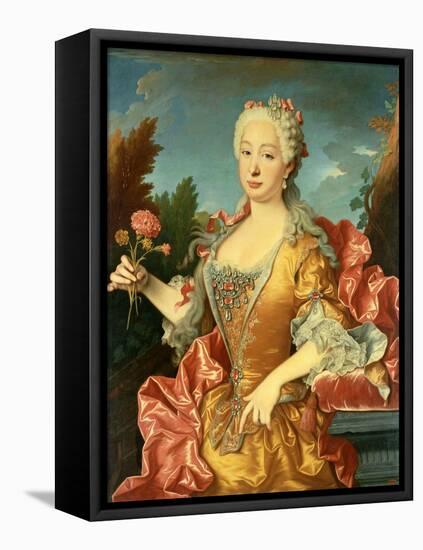 Portrait of Barbara of Portugal, C. 1735-Jean Ranc-Framed Stretched Canvas
