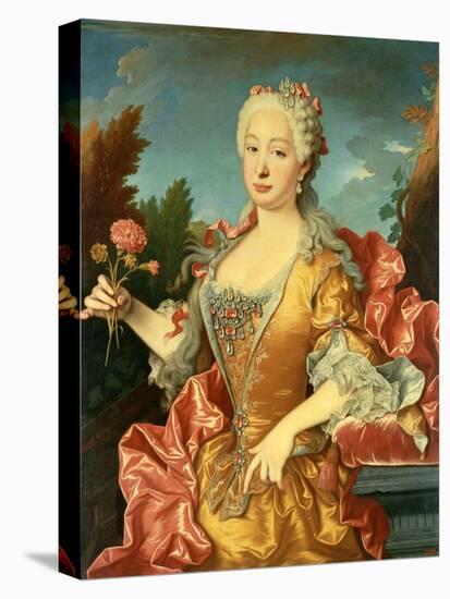 Portrait of Barbara of Portugal, C. 1735-Jean Ranc-Stretched Canvas