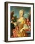 Portrait of Barbara of Portugal, C. 1735-Jean Ranc-Framed Giclee Print