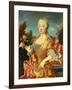 Portrait of Barbara of Portugal, C. 1735-Jean Ranc-Framed Giclee Print