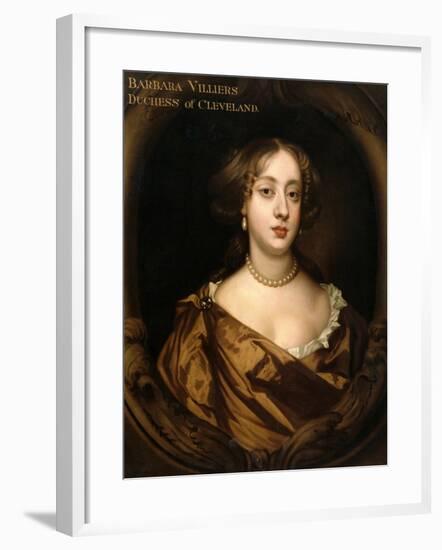 Portrait of Barbara Villiers (1641-1709), Duchess of Cleveland, C.1680-Sir Peter Lely-Framed Giclee Print