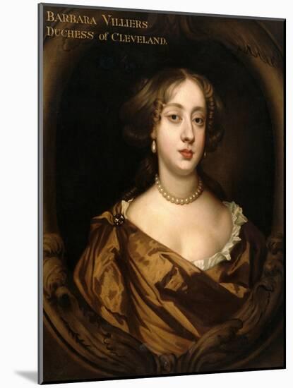 Portrait of Barbara Villiers (1641-1709), Duchess of Cleveland, C.1680-Sir Peter Lely-Mounted Giclee Print