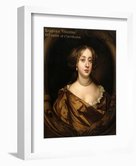 Portrait of Barbara Villiers (1641-1709), Duchess of Cleveland, C.1680-Sir Peter Lely-Framed Giclee Print