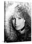 Portrait of Barbra Streisand, 1983-null-Stretched Canvas