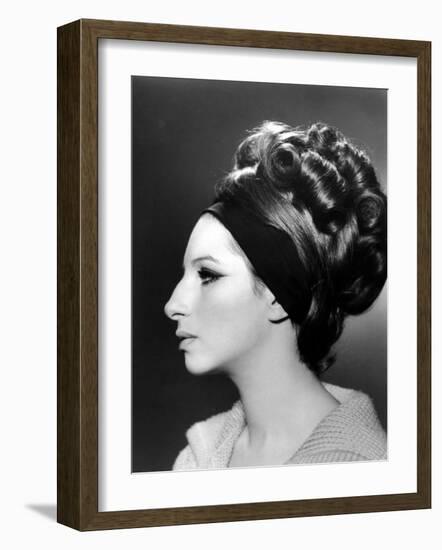 Portrait of Barbra Streisand-null-Framed Photo