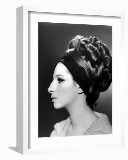 Portrait of Barbra Streisand-null-Framed Photo