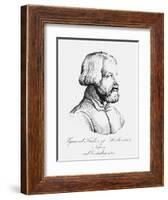 Portrait of Baron Sigmund Von Herberstein, Ambassador in Poland and Russia, 1547-null-Framed Giclee Print