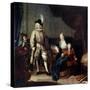 Portrait of Baron Von Erlach with His Family, C1710-Antoine Pesne-Stretched Canvas