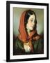 Portrait of Baroness Lutheroth-Friedrich Von Amerling-Framed Giclee Print