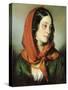 Portrait of Baroness Lutheroth-Friedrich Von Amerling-Stretched Canvas