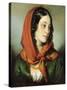 Portrait of Baroness Lutheroth-Friedrich Von Amerling-Stretched Canvas